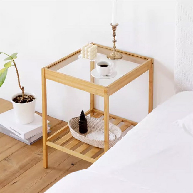 이케아 NESNA 네스나 침대협탁 36x35 cm, 네추럴