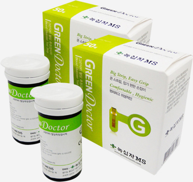 GC녹십자MS 그린닥터 혈당검사지, 2개, 50개입