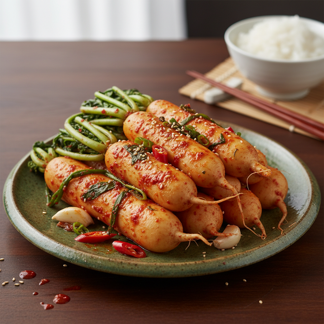 국내산 100% 여수산지직송 당일제조 총각김치 알타리무, 1개, 1kg