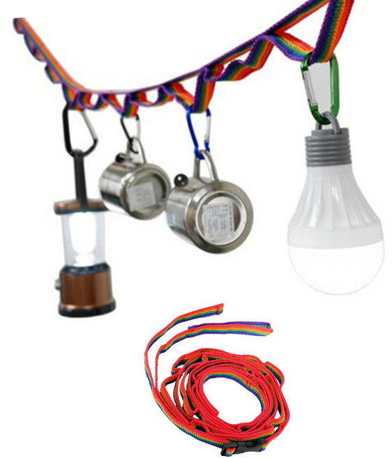 티티몰 칼라 데이지체인 소품걸이 걸이형 컬러풀 길이조절 다용도걸이, 1개