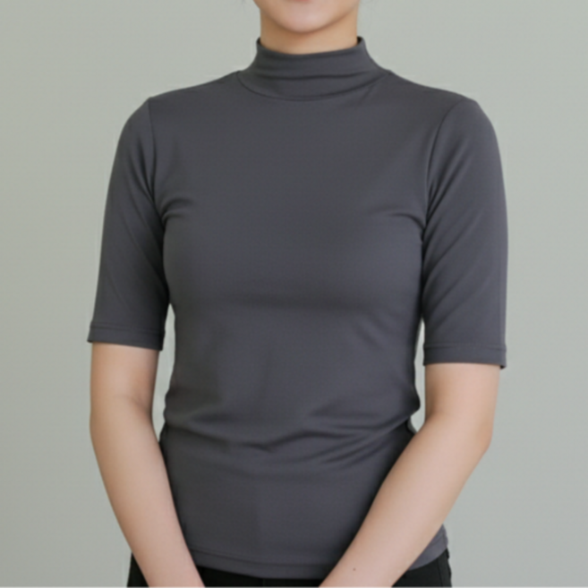 니즐랜드 프시케 모달 하프넥 5부 이너 반팔티