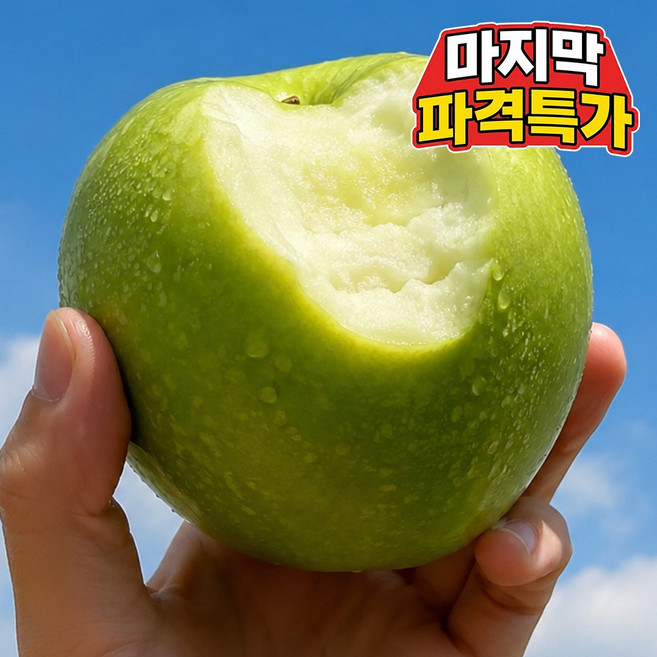 [작년판매1위] 썸머킹 풋사과 아오리사과 중대과, 1개, 2kg