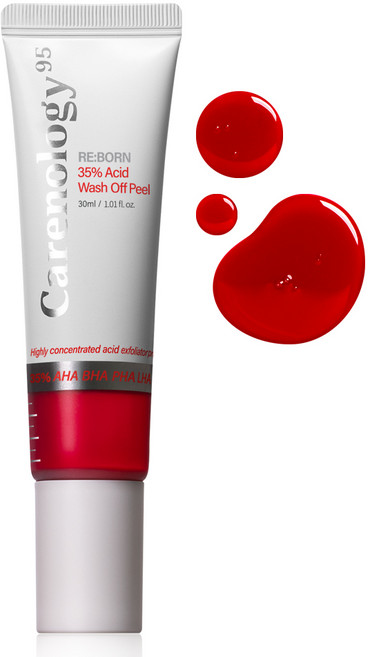 케어놀로지 리본 35% 애씨드 워시오프 필 / 30초 따꼼 필링젤, 1개, 1개입