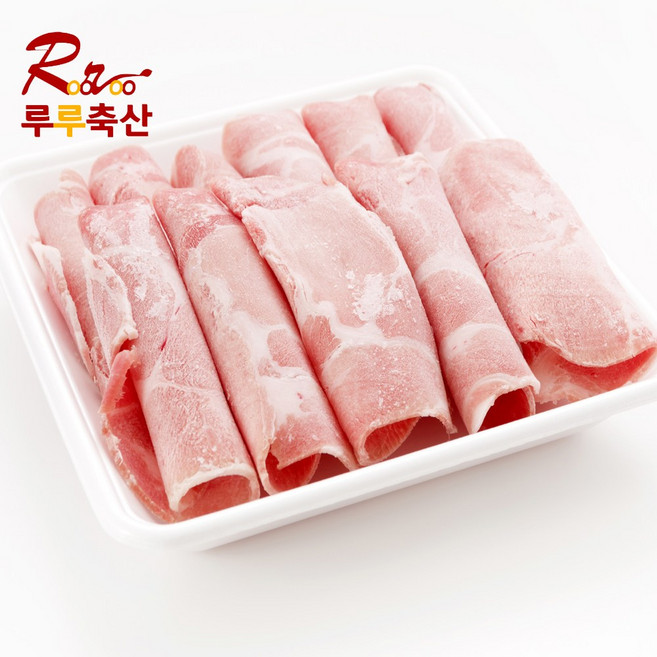 [루루축산] 돈목살 대패구이용 500g+500g 칠레산, 1set