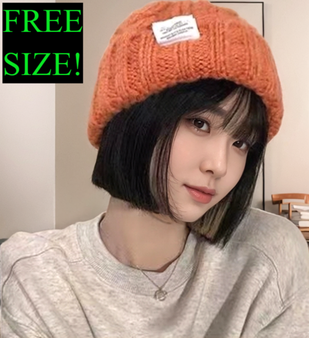 이룸 니트 비니 꽈배기 모자 방한 털모자