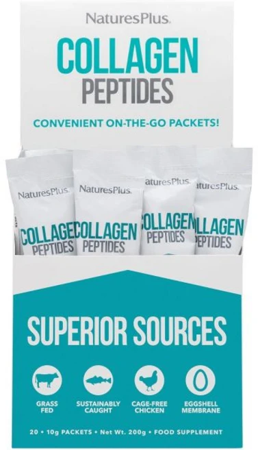 히알루론산 콜라겐 피부 네이처스 플러스 펩타이드 스틱 패킷 20개 모발 네일 비 유전자 변형 식품 글루텐 프리 20인분, 1개 - 쿠팡