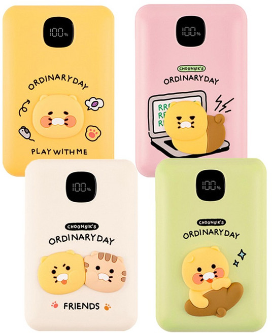 카카오프렌즈 트리플충전 고속충전 대용량 보조 배터리, 핑크 20.000mAH, 핑크 20.000mAH, 핑크 20.000mAH