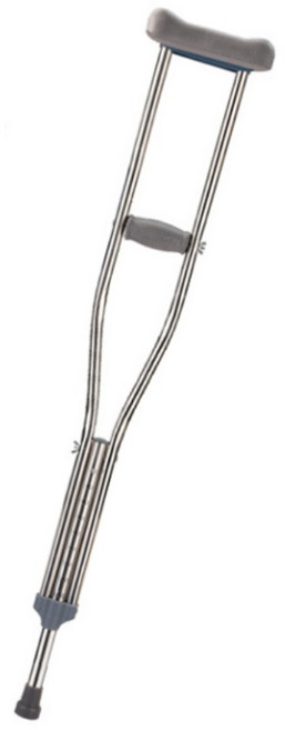 알루미늄 목발 높이조절 클러치 보행보조, 1개, 중형