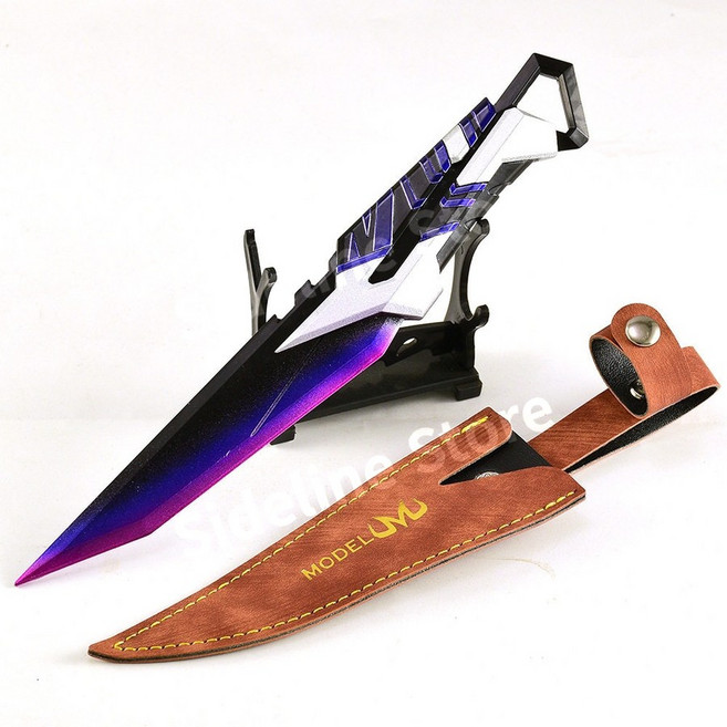 발로란트 오라바이 원탭 칼 챔스 모형칼 ORA 피규어 22cm, 1개, 오라바이 퍼플