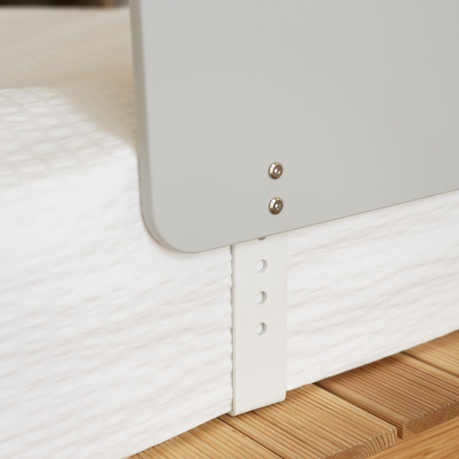 침대안전 가드 가드레일 고급높이조절 연결대, 라이트그레이