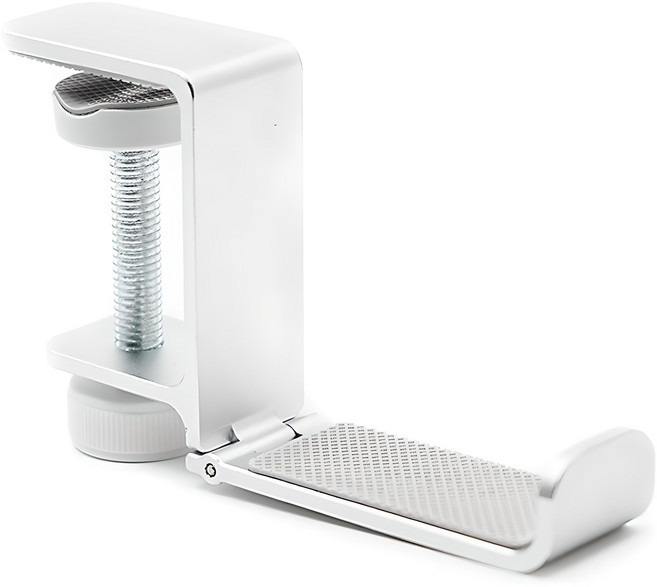 apin 무타공 접이식 책상가방걸이, 실버, 1개, BH-01