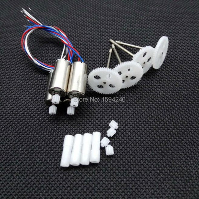 SYMA-X5SW X5SC X5HC X5HW RC 드론 쿼드콥터 부품 2 CW 2 CCW 엔진 모터 기어 기어, [01] 옵션1