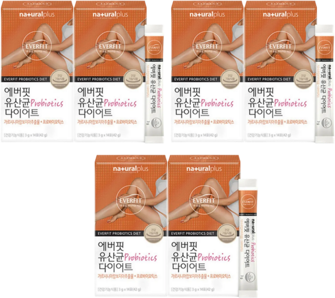 에버 체지방감소도움 장건강 유산균 프로바이오틱스 다이어트 2박스 28포, 3개
