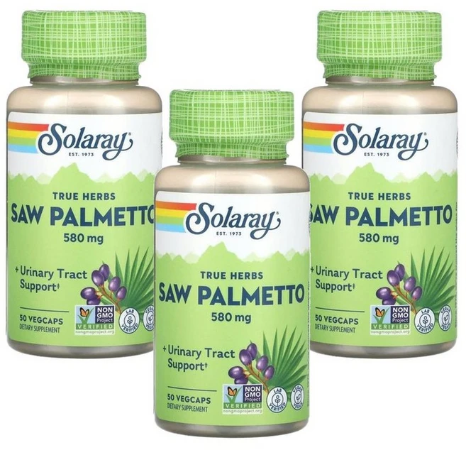솔라레이 트루 허브 쏘팔메토 580mg, 3개, 50정 - 쿠팡