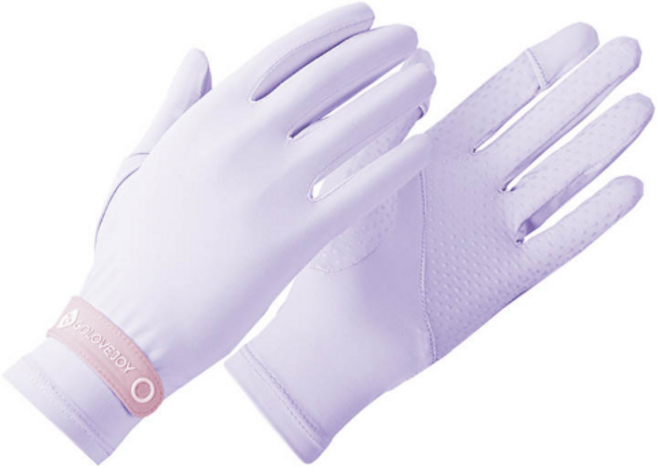 해피쇼핑 자외선차단 손등장갑 다한증 조깅 워킹 등산 스포츠 골프 쿨 여성 운전장갑, 퍼플