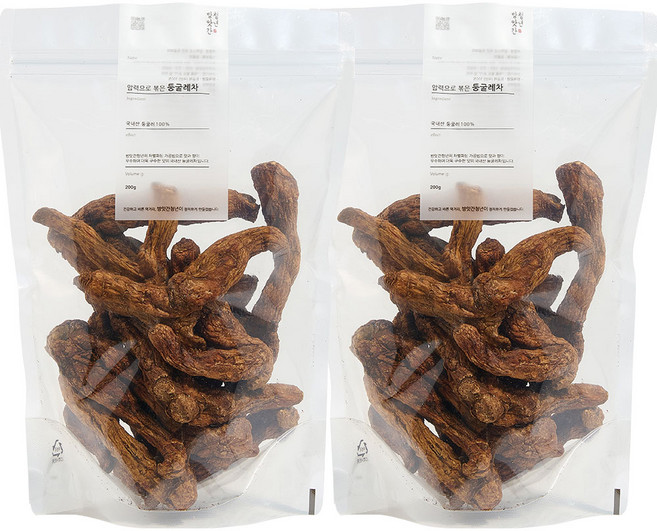 방앗간청년 압력으로 쪄서 볶은 둥굴레차, 200g, 1개입, 2개