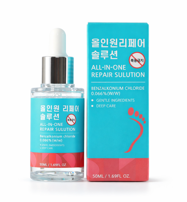 카리오스 문제성발톱 거품나는앰플 솔루션 문제성 발톱 손톱 의약외품, 1개, 50ml