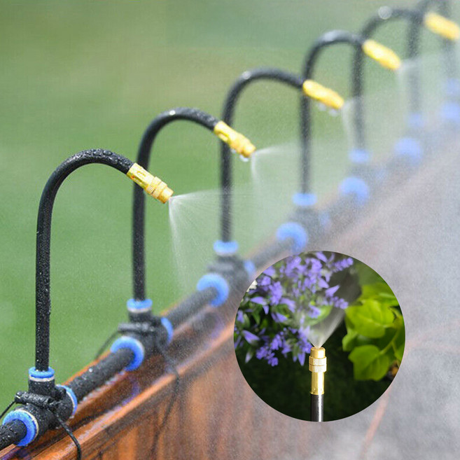 HK sell 플렉토9-12 각도 조절 원터치 스프링클러 안개 분사 노즐, 21cm형 15P, 1개