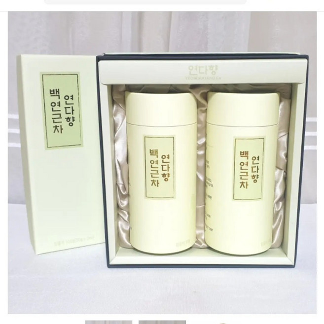 미네랄이 풍부한 연근차 백연근차(100g)선물세트, 50000, 1개, 1개입