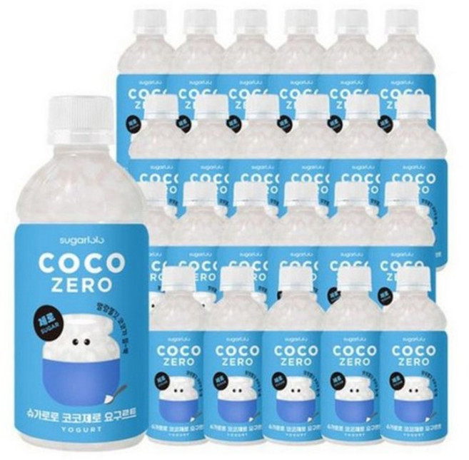 슈가로로 코코제로 요구르트 340mlx24입 인테이크, 없음, 단품