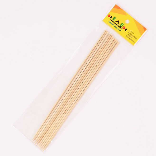 어묵스틱 핫바 대나무 꼬치 소떡 어묵스틱, 10개, 소(25cm)