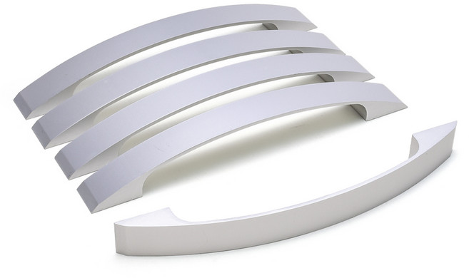 두일기업 세라토 2구 가구손잡이 실버 P128 5개, 1세트