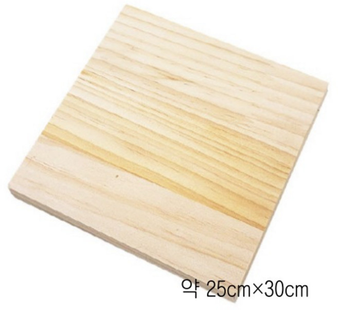 목재 반제품/접성목 나무판(25*30), 1개, 공예품