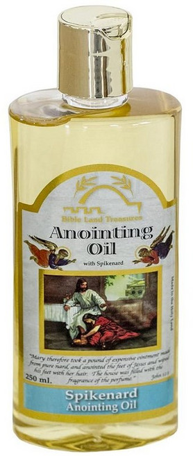 릴리 오브 더 밸리 성경의 땅 보물 어노인팅 오일 성지의 성경 오일. 250 ml | 8.45 fl.oz 240155, 스피케나드, 1개