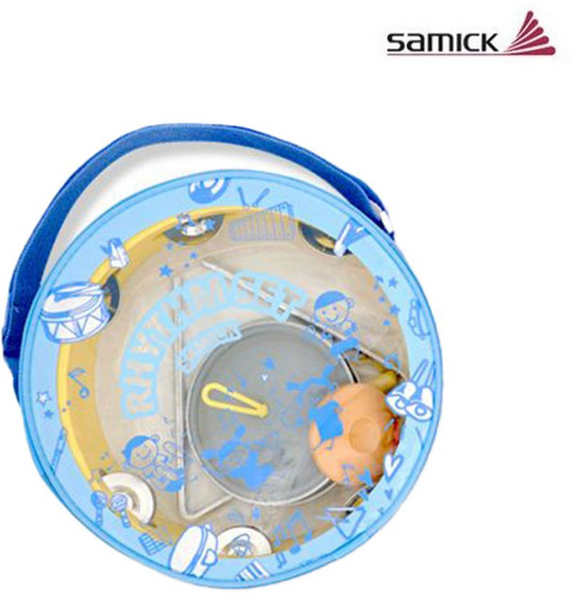 리듬세트 블루 1P 음악시간 트라이앵글 탬버린세트, 1개