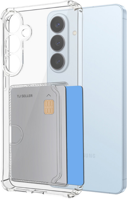 더조은셀러 플로우 카드 2장 수납 슬라이드 변색방지 범퍼 하이브리드 케이스 2EA