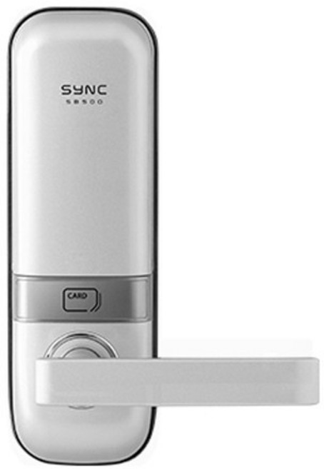 혜강시큐리티 SB500 방화문 무타공 도어락 미니주키 커버 번호 카드 2WAY