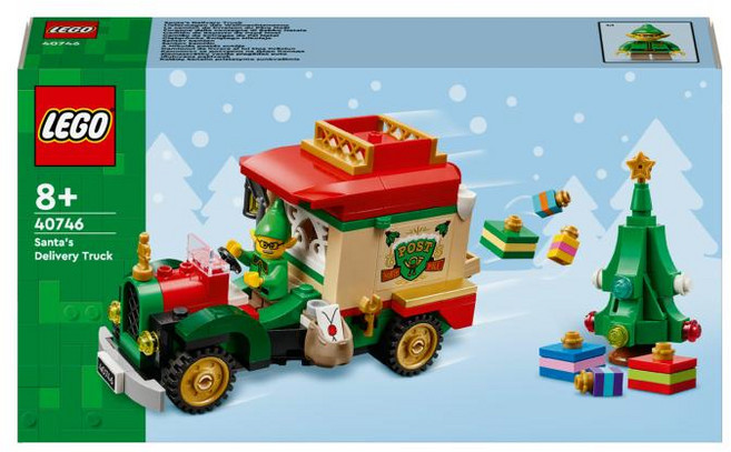 레고 스페셜 산타의 배달 트럭 40746, 혼합색상, 1개
