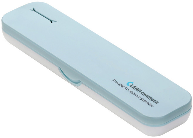 클린챔버 국내제조 UV LED USB C타입 충전식 휴대용 칫솔살균기 CC-C210, 블루, USB 충전식