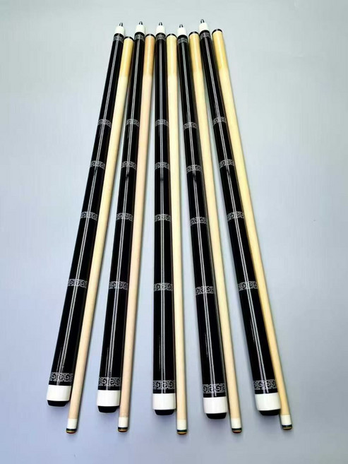 征途三同款 大頭杆 黑色鋼琴烤漆 碳纖維 前節黑科技 撞球杆 145cm, 如圖所示, 1個