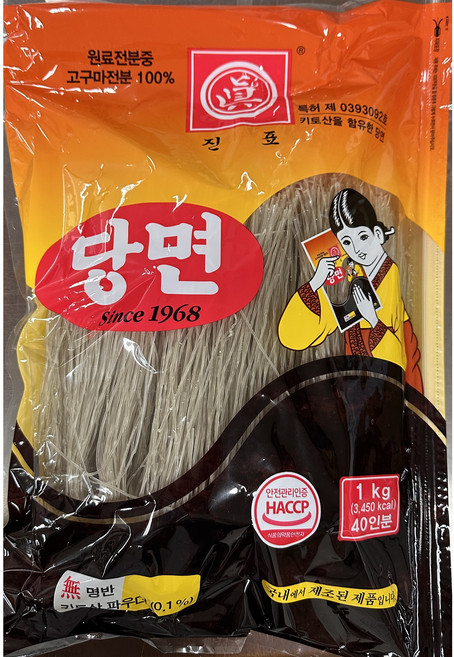 국내생산 진표당면, 1개, 1kg