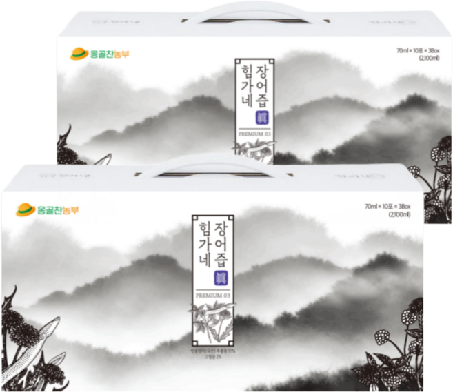 힘가네 장어즙 장어 엑기스 장어진액 민물 70ml 30포, 2.1L, 2개