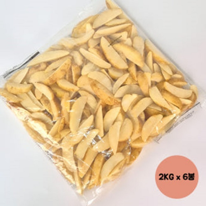 맥케인 웨지감자(냉동), 2kg, 6개