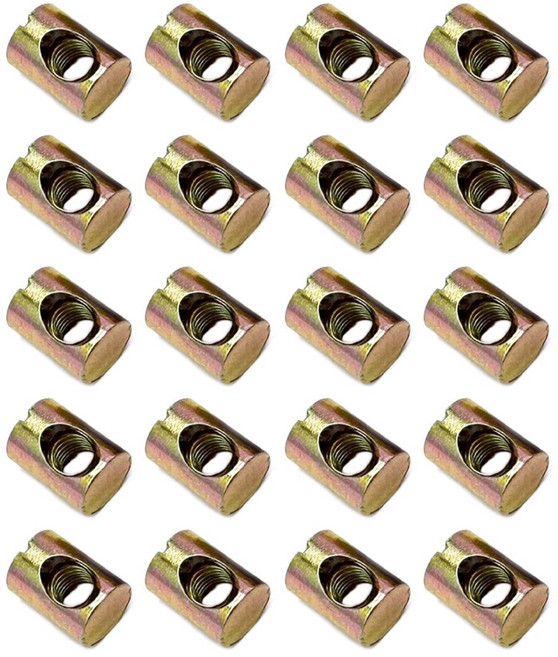 아이베란다 짱구너트 연결부속 철물 볼트 삽입형, 10개, 8cm, M8