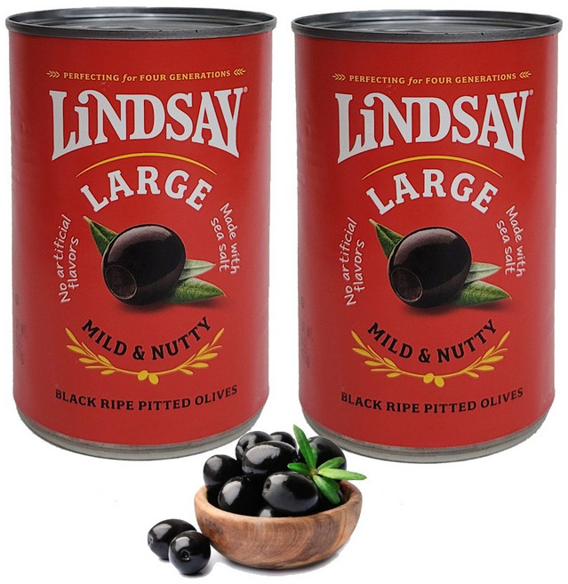 린지 올리브 블랙올리브 코스트코 올리브 올리브절임, 170g, 2개