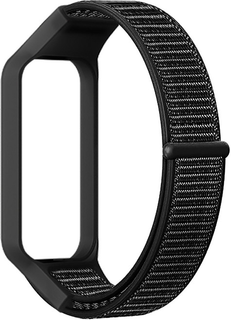 샤오미 미밴드8 액티브 스포츠 루프 시계줄, 블랙, 1개