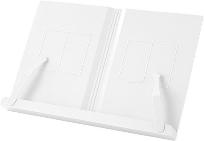 데이모노 가볍고 튼튼한 휴대용 독서대, 화이트