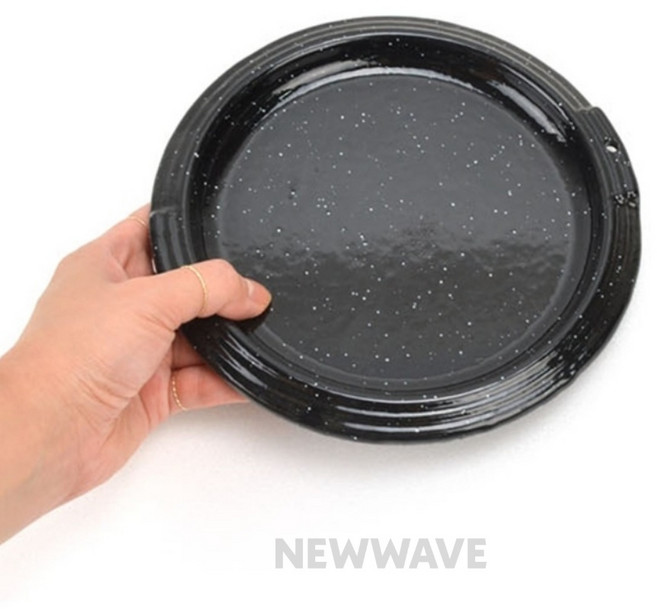 HOMEAVE 식당 서빙용 원형 철판 2호 스테이크구이