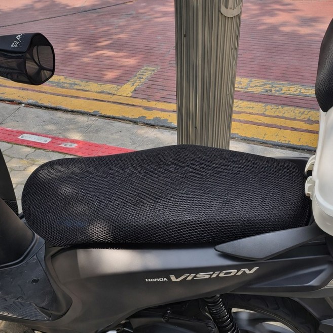 MOXI 오토바이 여름 쿨시트 2XL 풀매쉬 메쉬 안장커버 비전110 어드레스 브이스트롬 엔프로 베스비, 1개