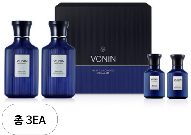 보닌 더스타일 모멘토 기초화장품 2종 세트, 3세트
