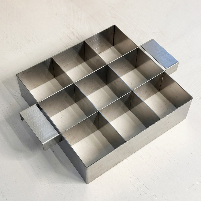 떡틀칸막이 백설기틀 백일떡틀 무스링2호칸막이, 구형떡틀칸막이(손잡이 분리형/무스링 별매), 1개