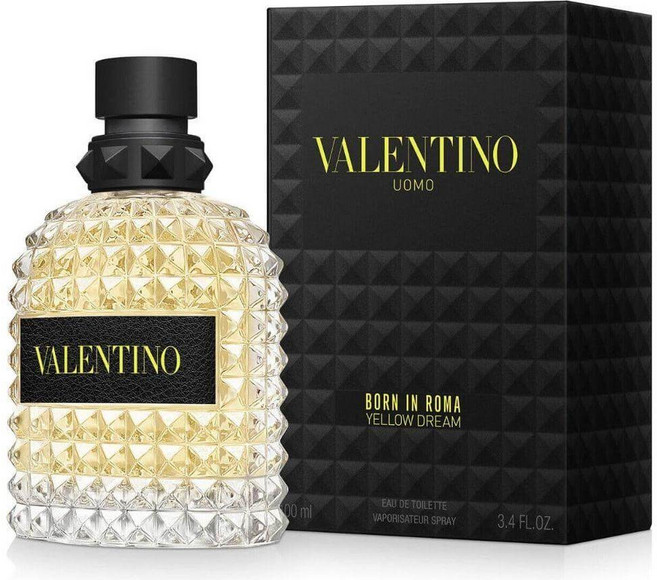 Uomo Born In Roma Yellow Dream by Valentino for men EDT 3.3 / 3.4 oz New in Box 241785, 1개