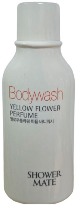 애경 옐로우플라워 퍼퓸 바디워시 여행용 판촉물, 4개, 50ml