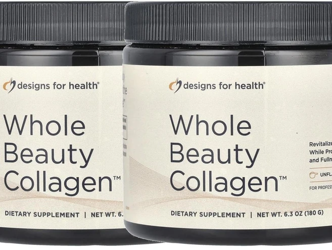디자인 포 헬스 홀 뷰티 콜라겐 언플래버드 Designs For Health Whole Beauty Collagen™ Unflavored 180g, 2개 - 쿠팡