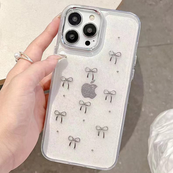 오엔이 미니니 리본 패턴 핸드폰 아이폰 케이스