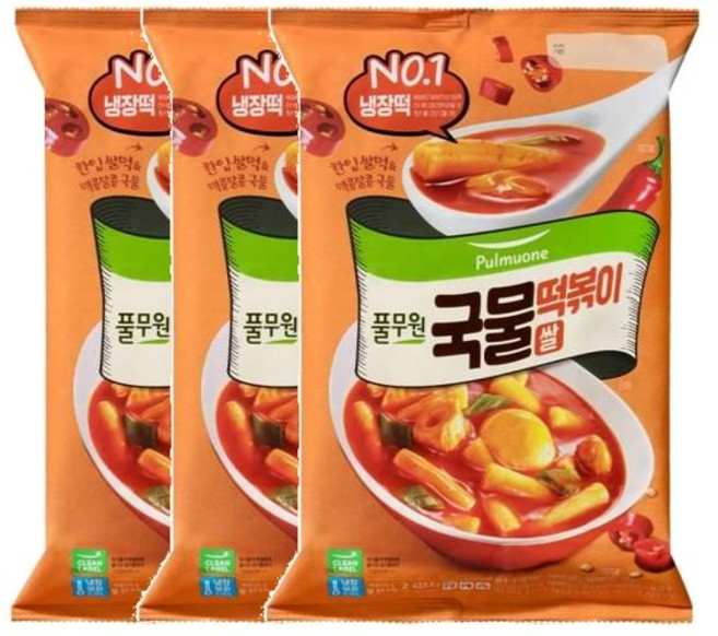풀무원식품 국물떡볶이 3개 423.5g, 1개